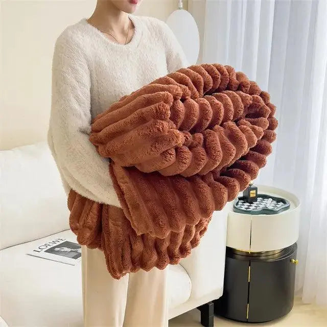 Soft Fuzzy Throw Blanket