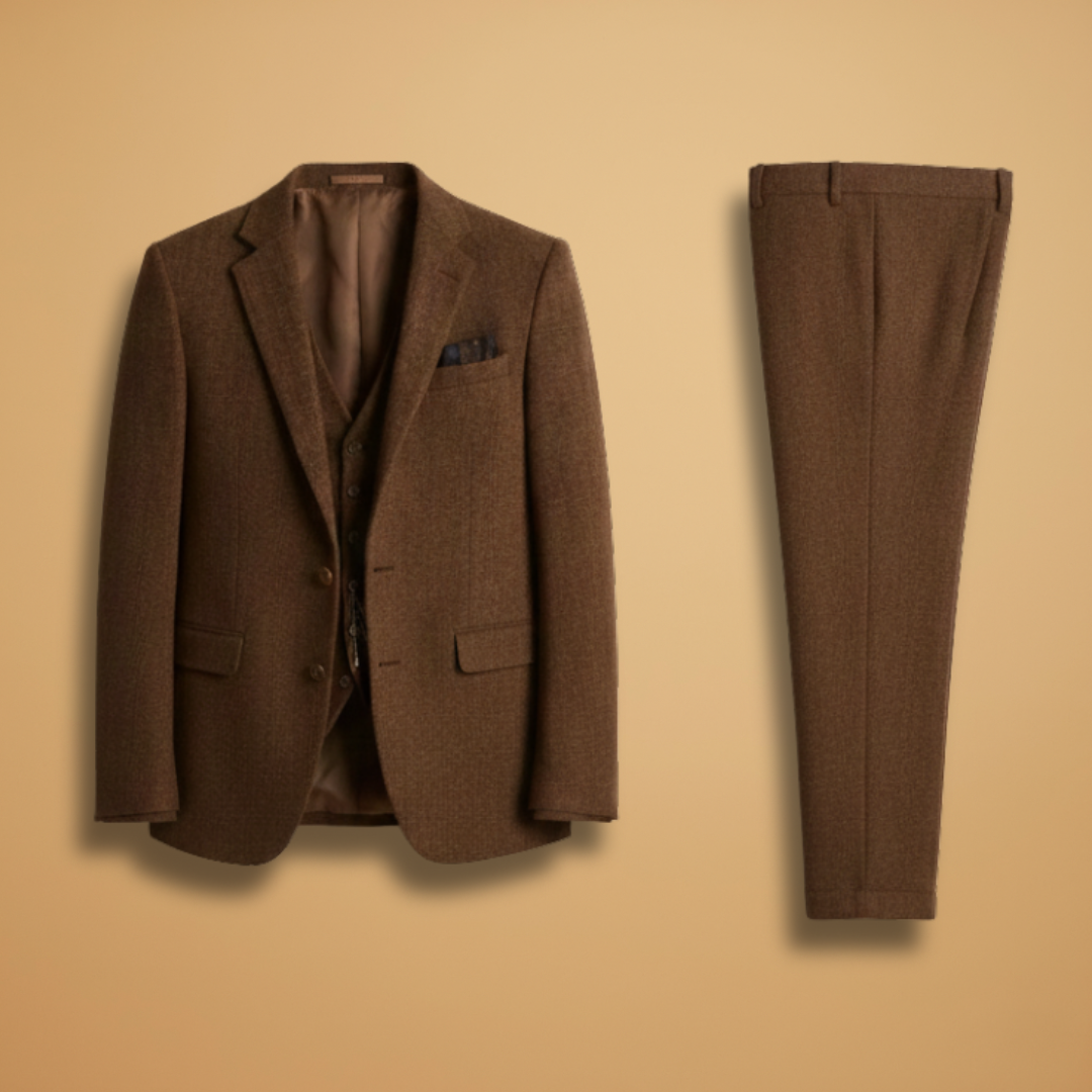 Classic Fit Mens 3 Piece Formal Suit - Modish World