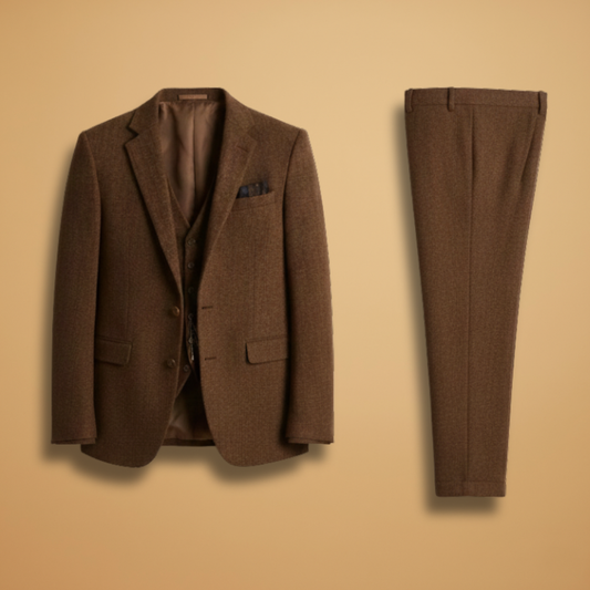 Classic Fit Mens 3 Piece Formal Suit - Modish World