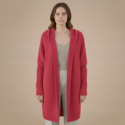 Cozy Women's Hooded Sweater Cardigan