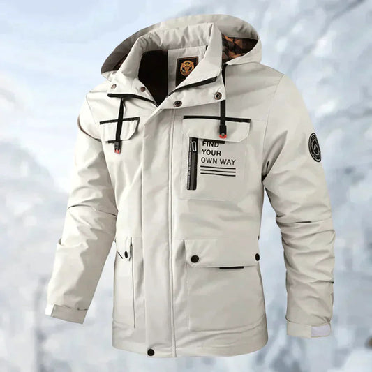Waterproof Men's Raincoat with Adjustable Hood - ModishWorld