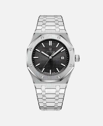 Rugged Metal Mens Wristwatch