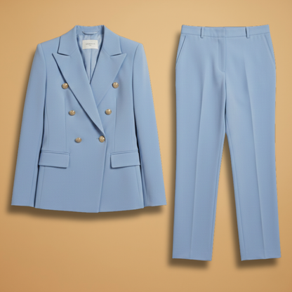 Classic 2 Piece Women's Suit with Pencil Pants - Modish World