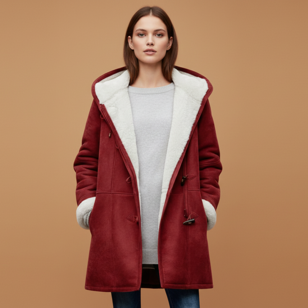 Ladies Waterproof Parka with Hood and Zip