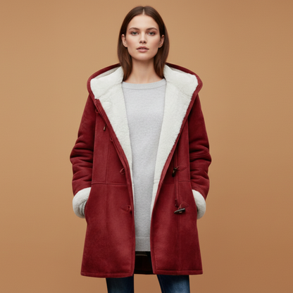 Ladies Waterproof Parka with Hood and Zip