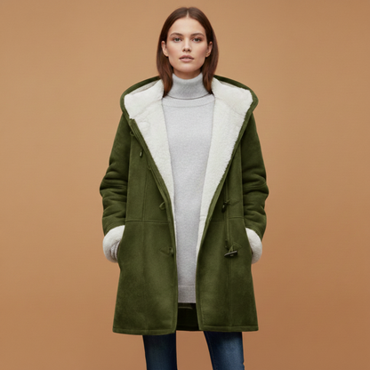 Ladies Waterproof Parka with Hood and Zip