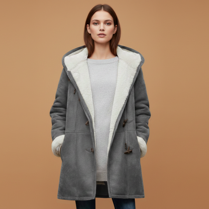 Ladies Waterproof Parka with Hood and Zip