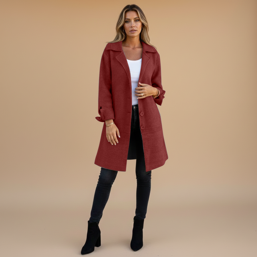 Classic Double Breasted Women's Winter Coat