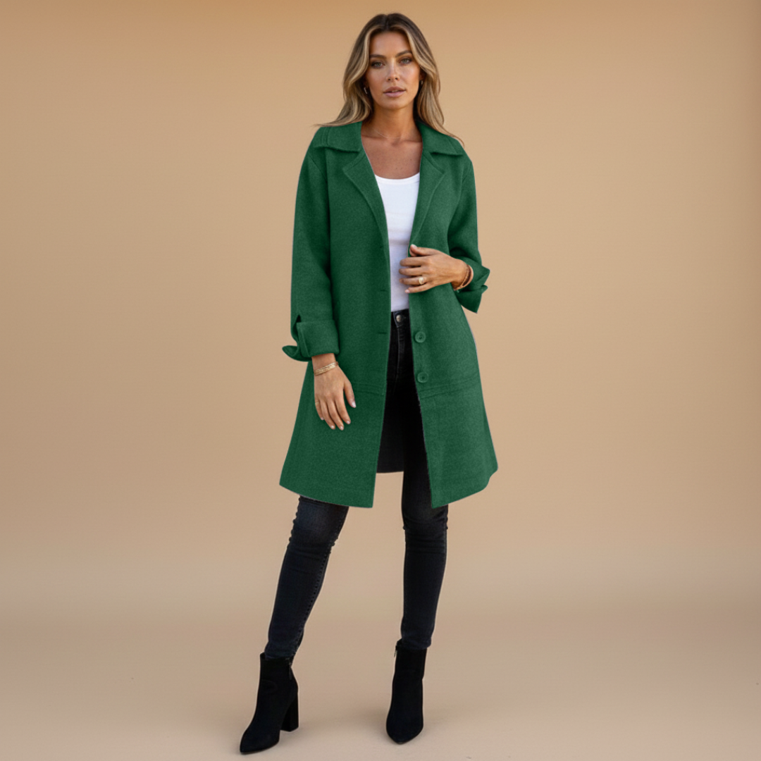 Classic Double Breasted Women's Winter Coat