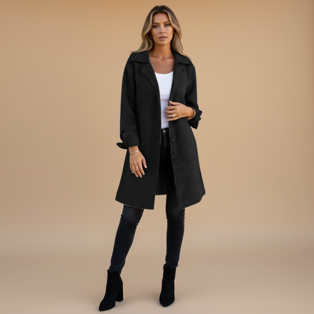 Classic Double Breasted Women's Winter Coat