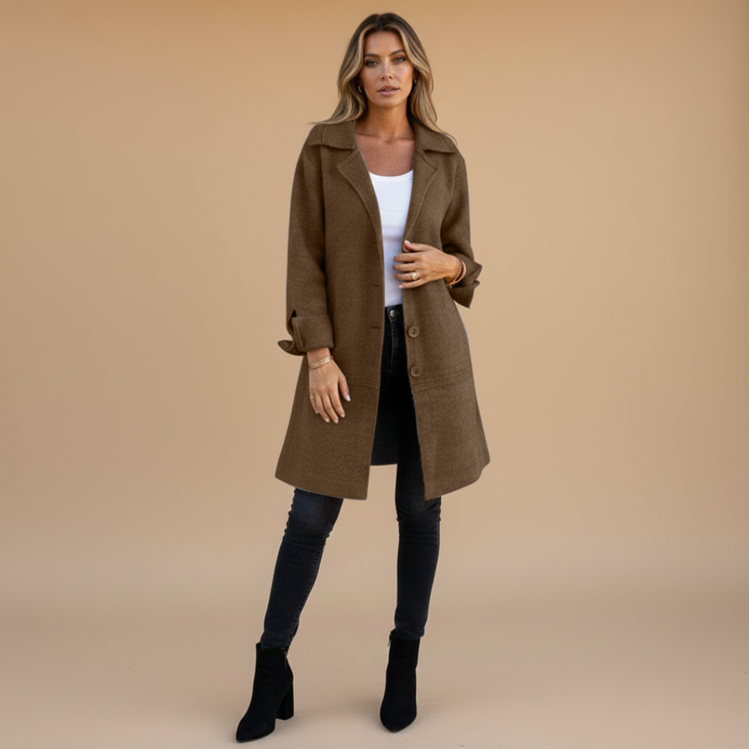 Classic Double Breasted Women's Winter Coat