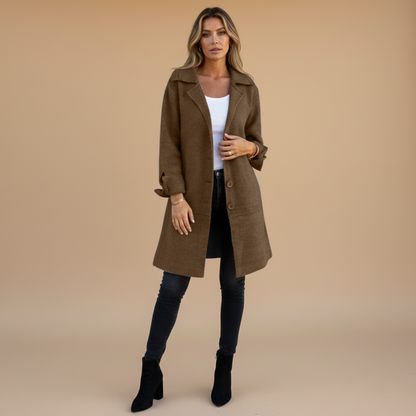 Classic Double Breasted Women's Winter Coat