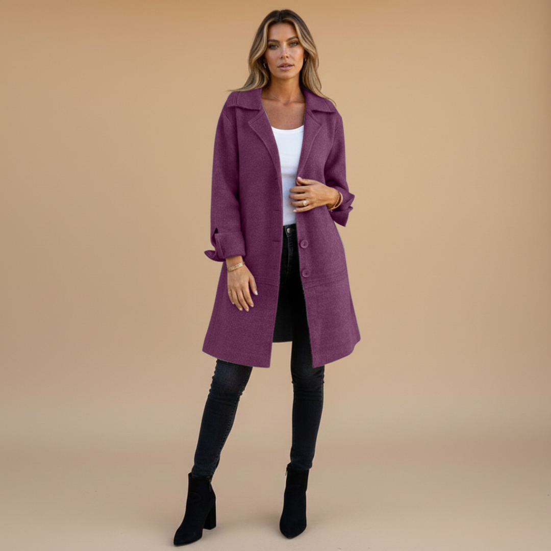 Classic Double Breasted Women's Winter Coat