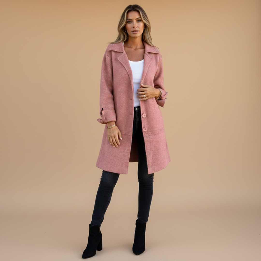 Classic Double Breasted Women's Winter Coat