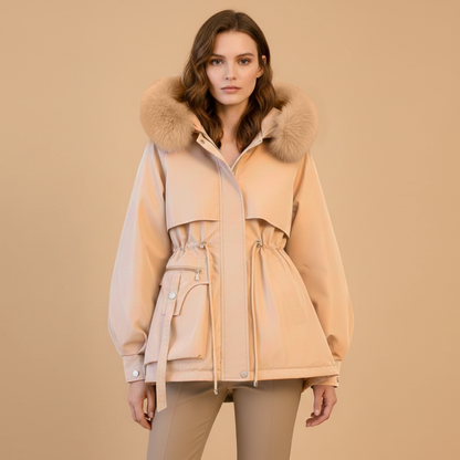 Waterproof Ladies Hooded Winter Jacket