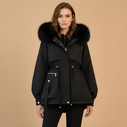 Waterproof Ladies Hooded Winter Jacket