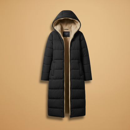 Ladies Warm Down Parka Coat with Hood - Modish World