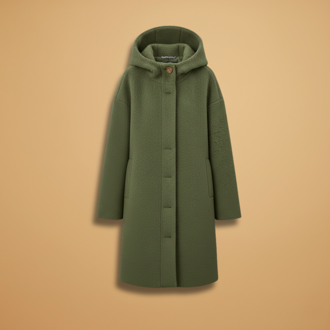 Women's Warm Parka Coat with Classic Collar - Modish World