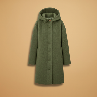 Women's Warm Parka Coat with Classic Collar - Modish World