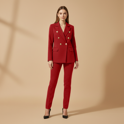 Ladies Business Suit with Slim Fit Pants