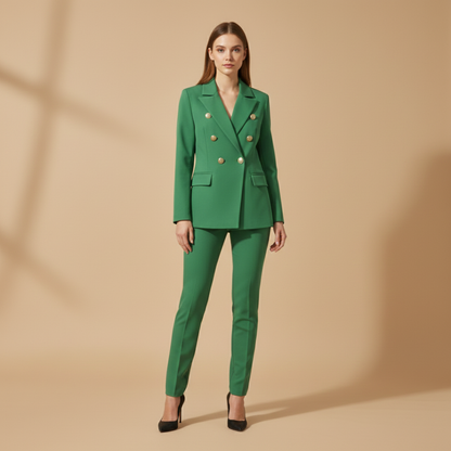Ladies Business Suit with Slim Fit Pants