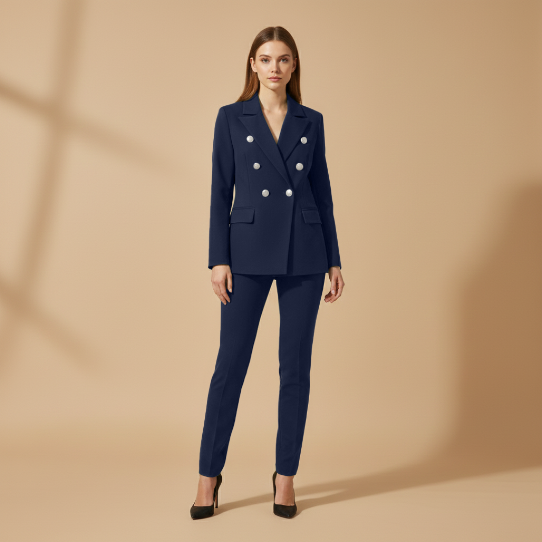 Ladies Business Suit with Slim Fit Pants