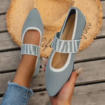 Elegant Casual Pointed Toe Flat Shoes for Women