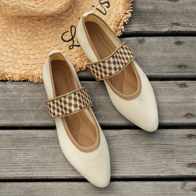 Elegant Casual Pointed Toe Flat Shoes for Women - ModishWorld