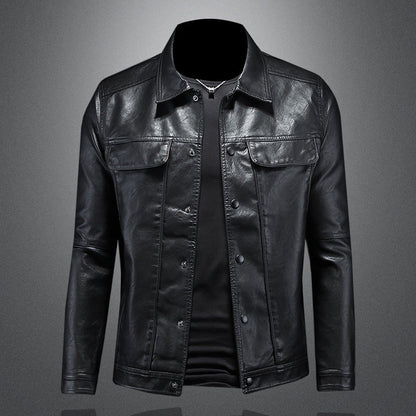 Biker Genuine Leather Moto Jacket
