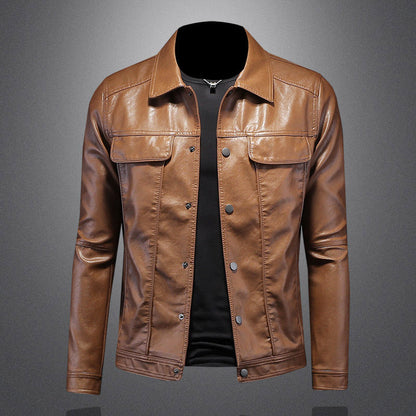 Biker Genuine Leather Moto Jacket - ModishWorld