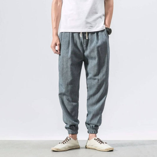 Comfortable Loose Fit Mens Jogger Pants with Elastic Waist - Modish World