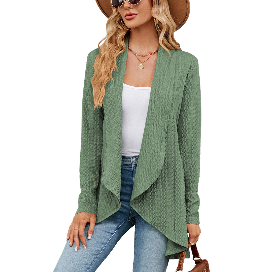 Women's Breathable Open Front Cardigan