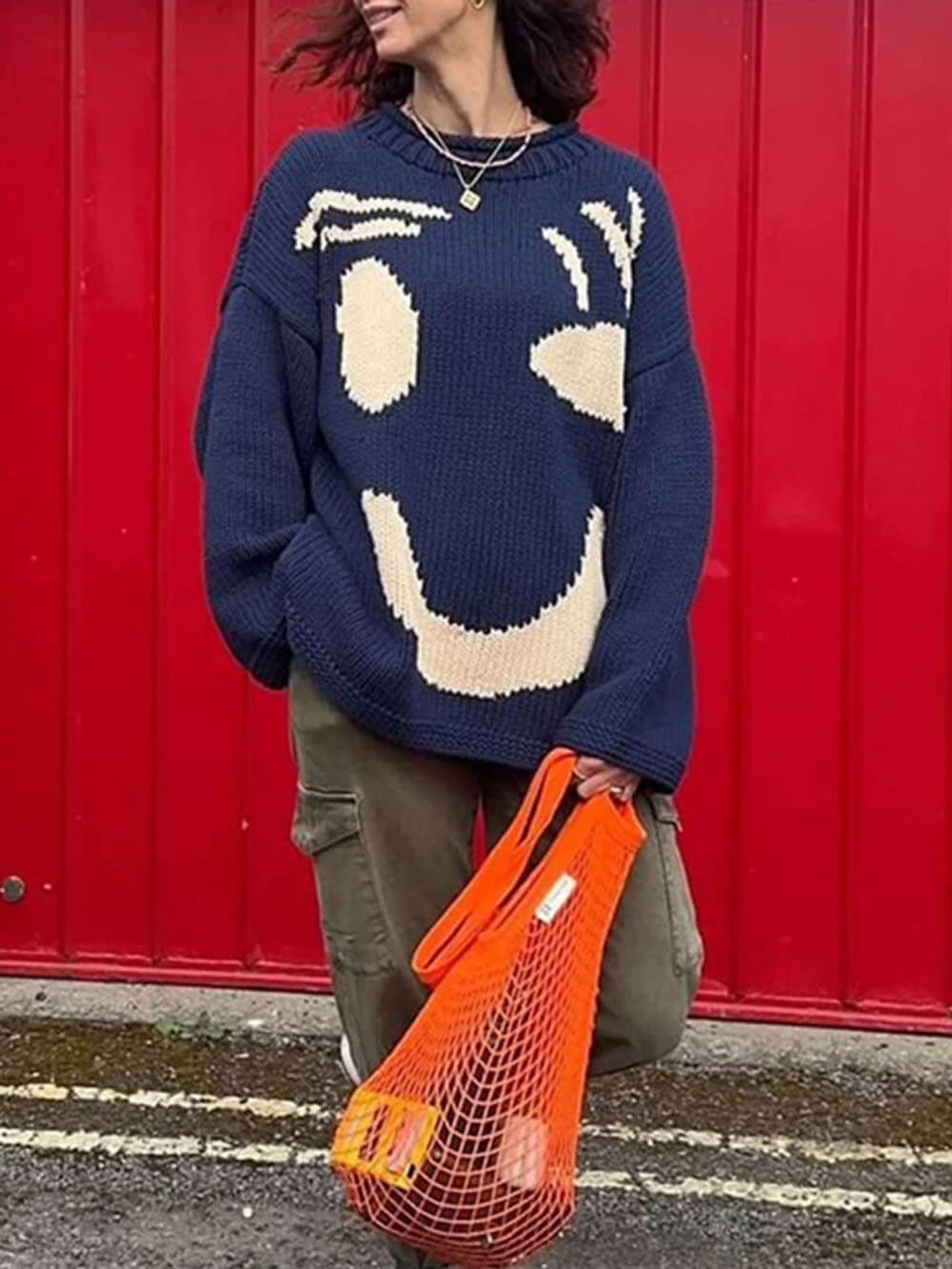 Women's Sweatshirt - Fun Print Relaxed Fit
