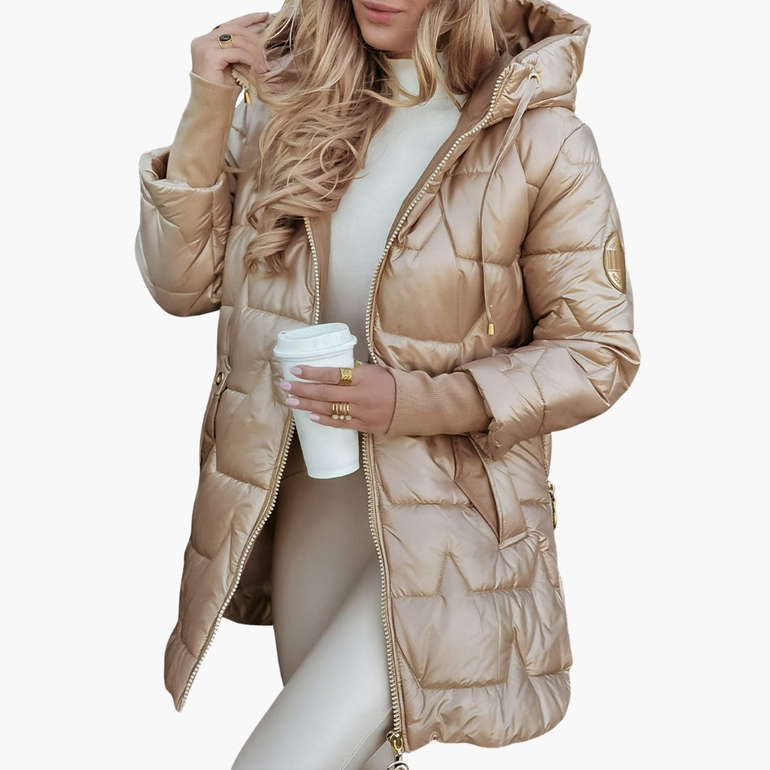 Warm Women's Quilted Down Winter Coat