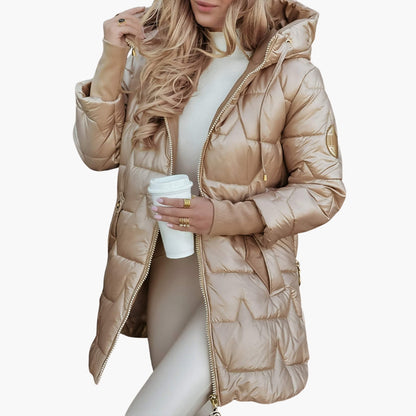 Warm Women's Quilted Down Winter Coat