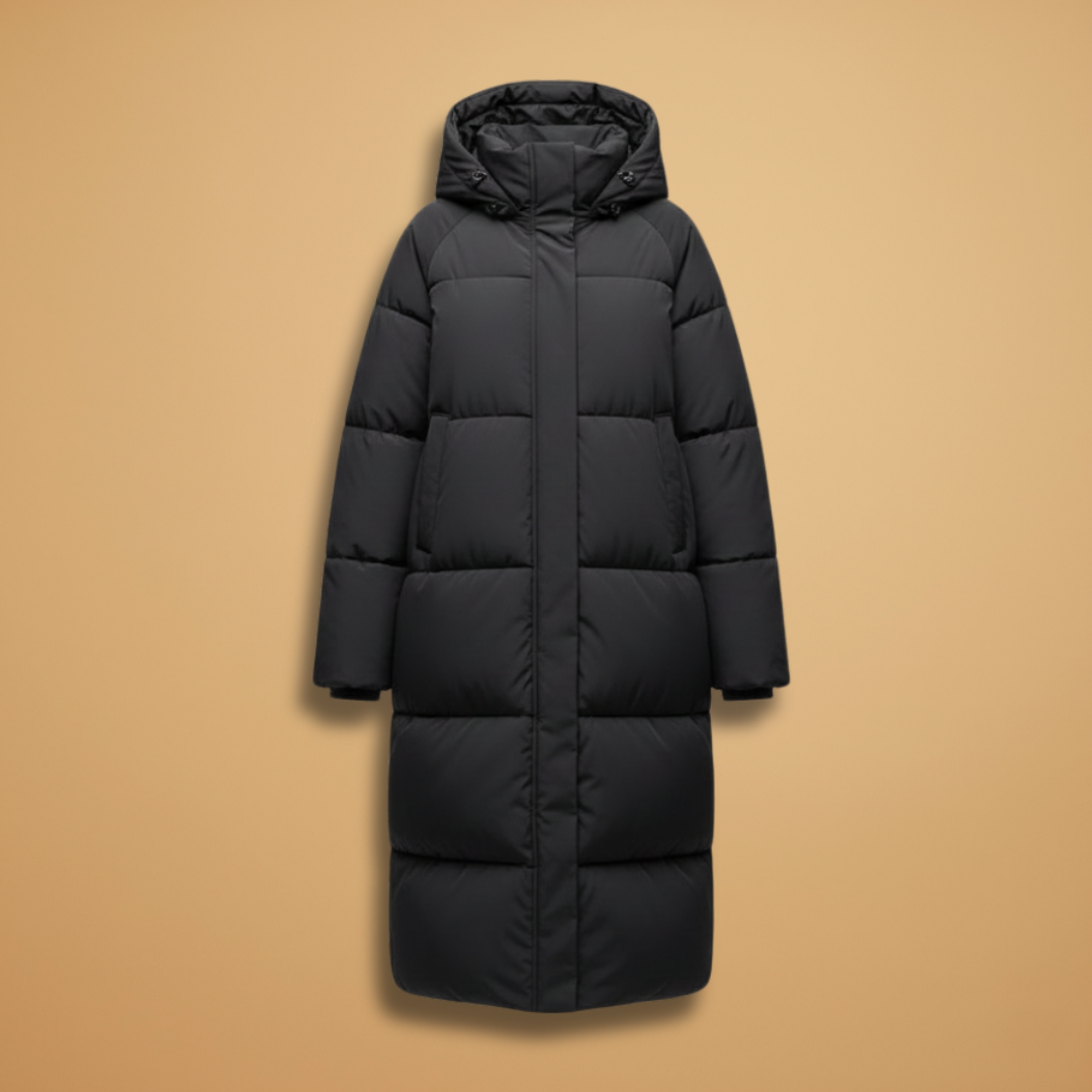 Warm Women's Down Parka Coat with Hood - Modish World
