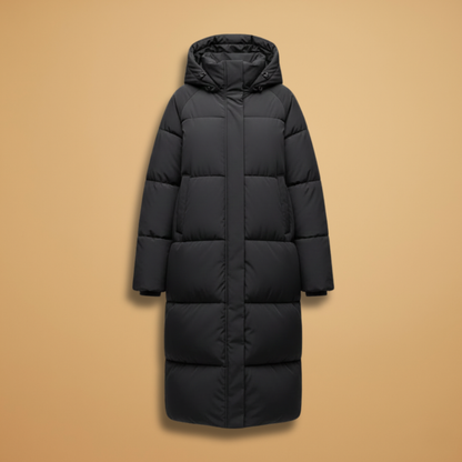 Warm Women's Down Parka Coat with Hood - Modish World