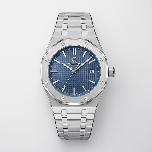Classic 41mm Men's Stainless Steel Watch - ModishWorld