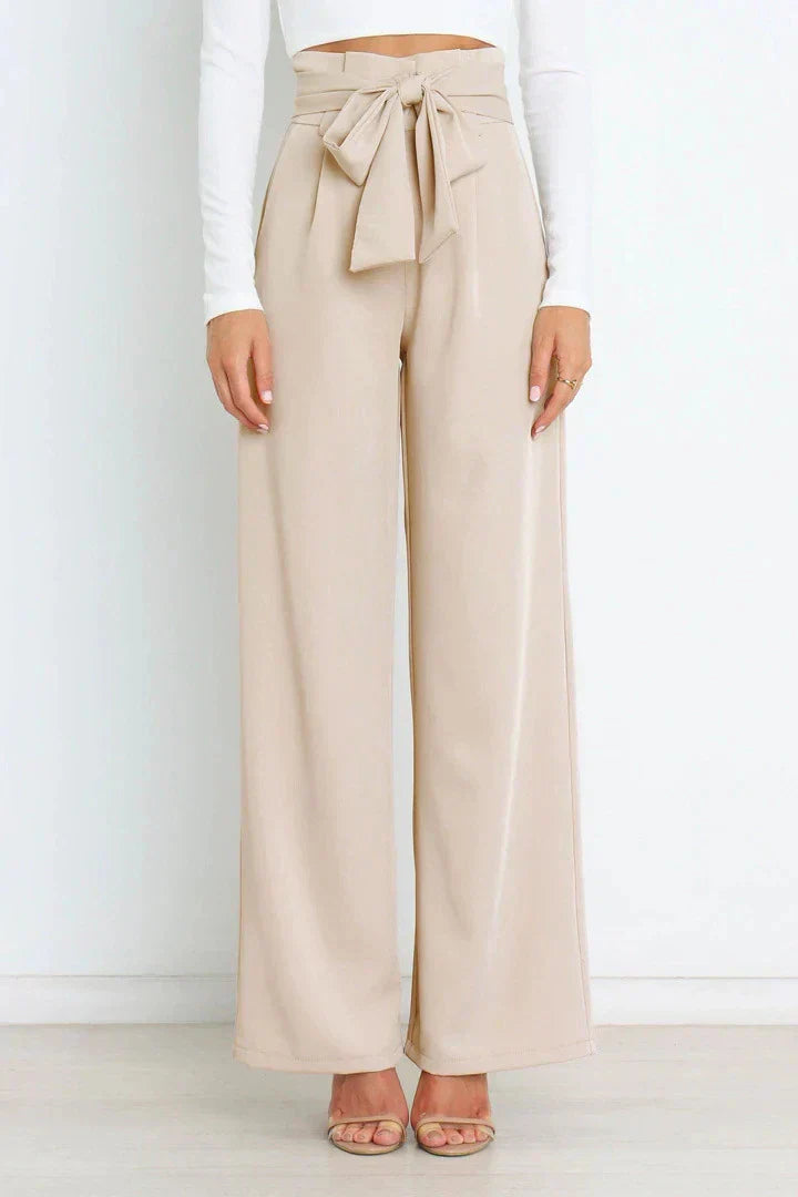 Comfortable Fit Wide Leg Women's Trousers - ModishWorld