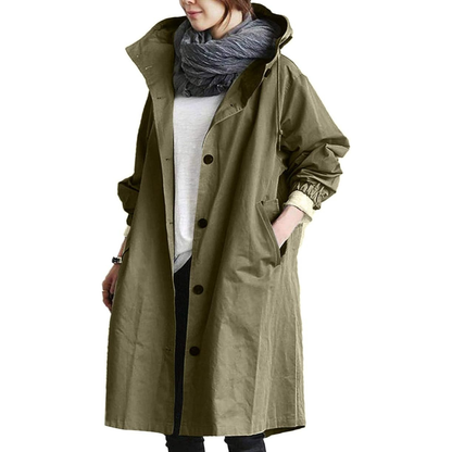 Women's Waterproof Trench Coat Elegant Style