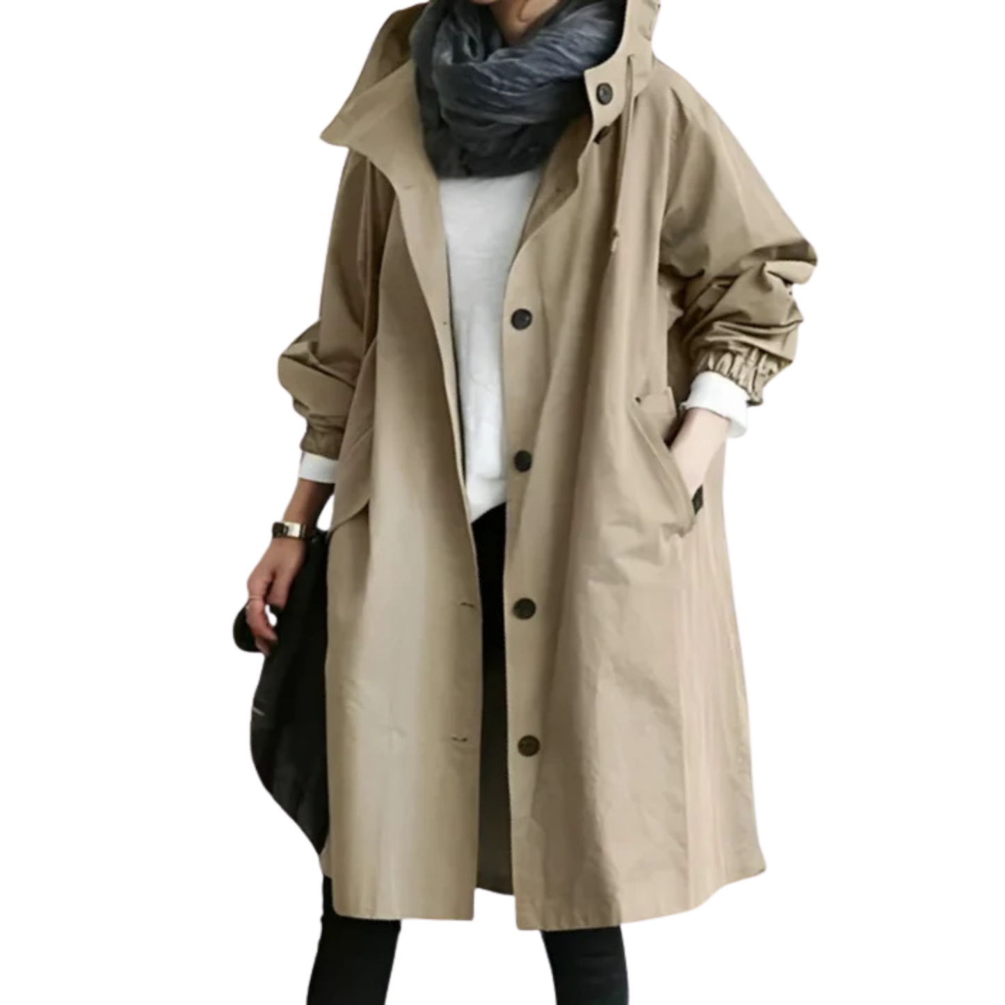 Women's Waterproof Trench Coat Elegant Style