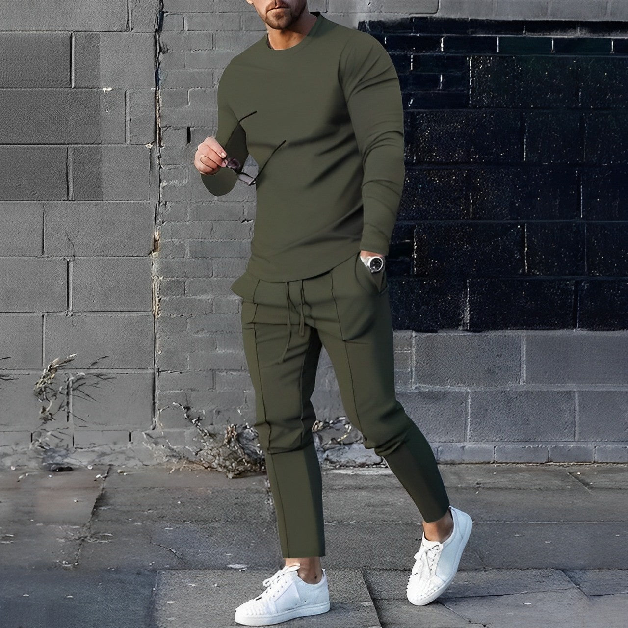 Stylish Mens Casual Tracksuit Set
