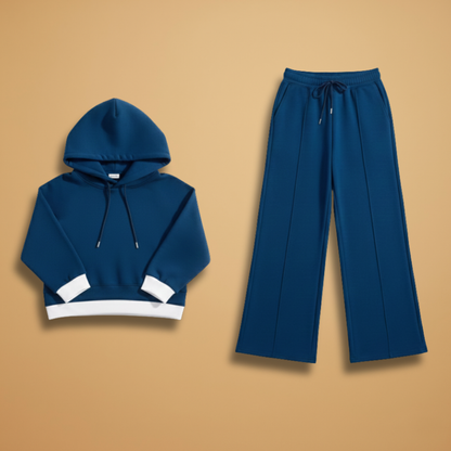 Ladies' Athletic Sweat Suit with Hoodie and Jogger Pants - Modish World