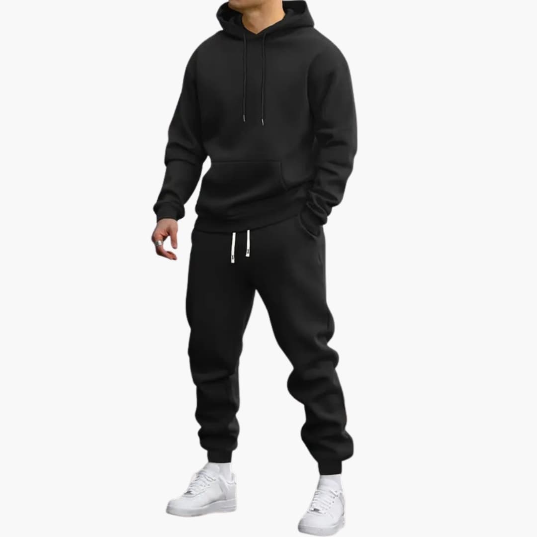 Comfortable Casual Sweatpants Hoodie Set for Men