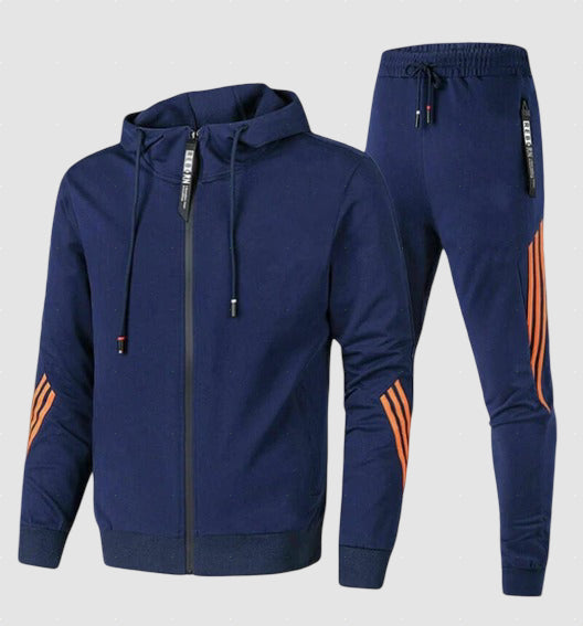 Warm Fleece Mens Sports Tracksuit Set - ModishWorld