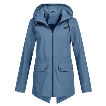 Ladies Waterproof Parka Coat - Hooded & Fashionable - ModishWorld