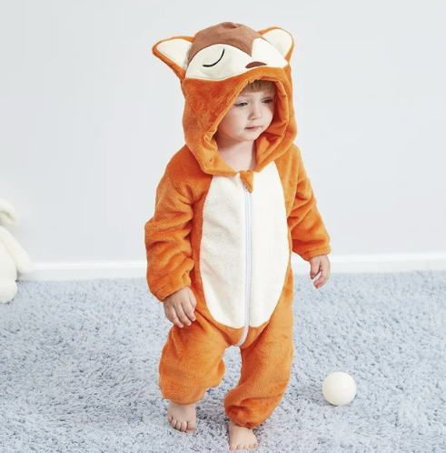 Adorable Baby Onesies with Fun Animal Designs
