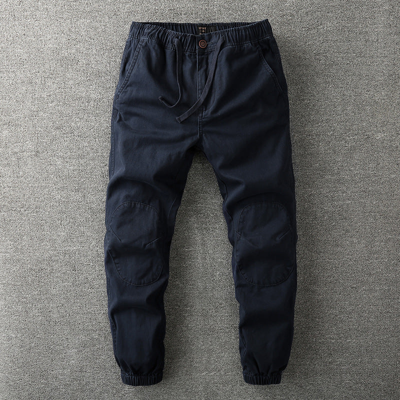 Relaxed Fit Camo Pants with Stretch Waist