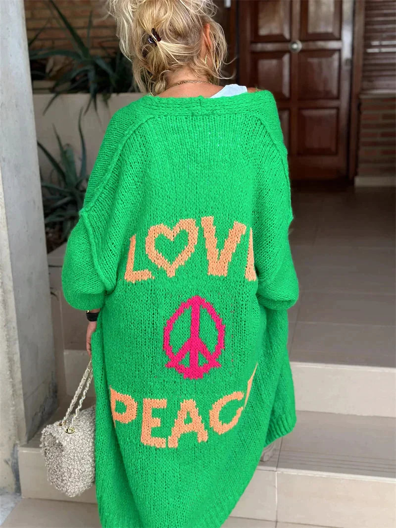Women's Cozy Extra Large Cardigan Sweater