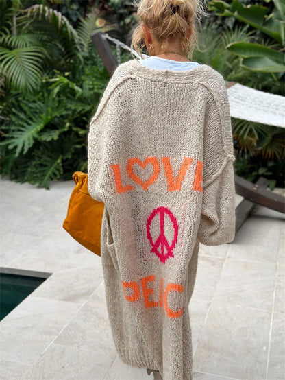 Women's Cozy Extra Large Cardigan Sweater